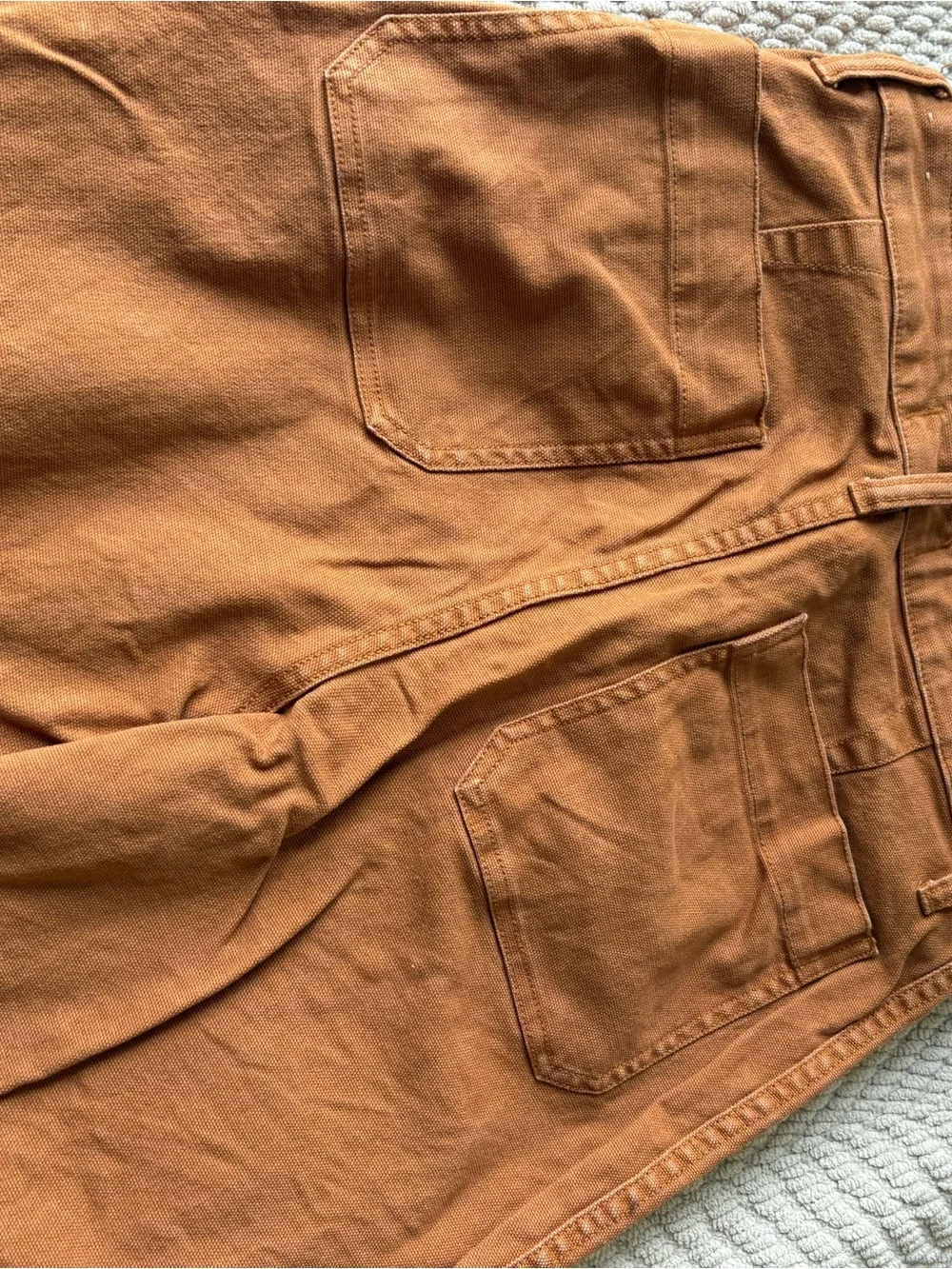 Madewell Women's Rust Orange Jeans - Picture 4 of 5
